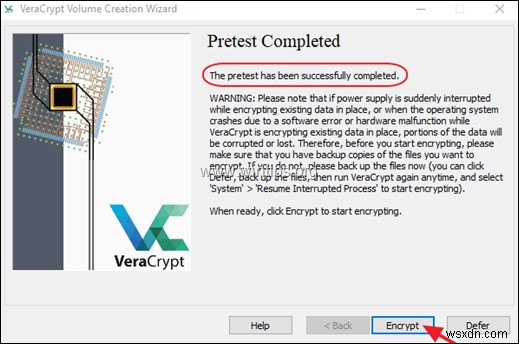 วิธีเข้ารหัสไดรฟ์ C:ด้วย VeraCrypt ใน Windows (ทุกรุ่น)