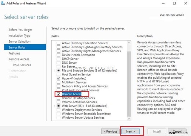 วิธีตั้งค่า L2TP VPN Server 2016 ด้วย Preshared Key แบบกำหนดเองสำหรับการตรวจสอบสิทธิ์