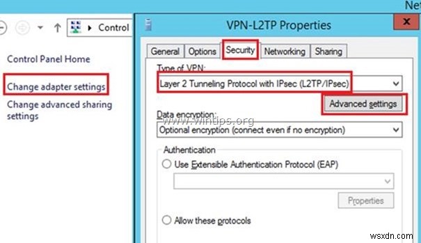 วิธีตั้งค่า L2TP VPN Server 2016 ด้วย Preshared Key แบบกำหนดเองสำหรับการตรวจสอบสิทธิ์