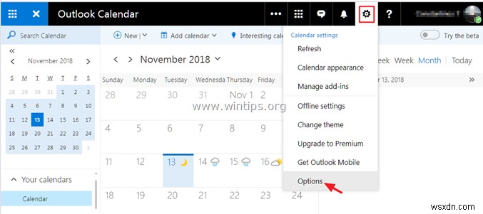 วิธีโอนปฏิทิน Outlook.com ไปยัง Google ปฏิทิน