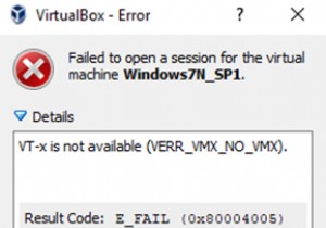 การแก้ไข:ข้อผิดพลาด VirtualBox VT-x ไม่พร้อมใช้งานใน Windows 10 (แก้ไขแล้ว)