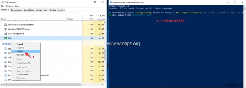 แก้ไข:การปรับใช้ Microsoft.XboxGamingOverlay ล้มเหลวด้วย HRESULT 0x80073D02 (แก้ไขแล้ว)