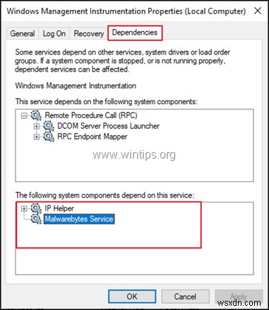 แก้ไข:ผู้ให้บริการ WMI โฮสต์การใช้งาน CPU สูงในระบบปฏิบัติการ Windows 10/8/7 (แก้ไขแล้ว)