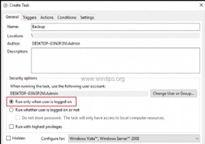 วิธีเรียกใช้งานที่กำหนดเวลาไว้ในเบื้องหลังหรือในเบื้องหน้า