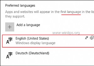 การแก้ไข:Windows 10 เปลี่ยนภาษาสำหรับการป้อนข้อมูลเป็นของตัวเอง (แก้ไขแล้ว)