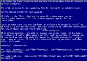 FIX BSOD 0x1000007e:SYSTEM THREAD EXCEPTION NOT HANDLED ที่เกิดจาก SMBDIRECT.SYS บน HP Proliant ML350 Gen 10 Server 2016 (แก้ไขแล้ว) 