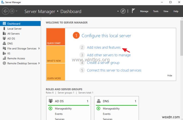 วิธีสำรองข้อมูล Active Directory Server 2016/2012 ด้วย Windows Server Backup