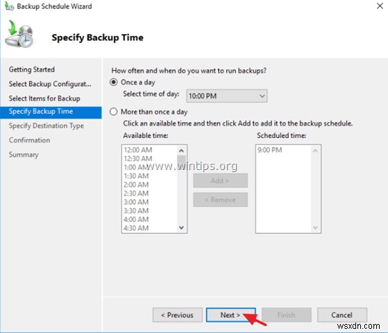 วิธีสำรองข้อมูล Active Directory Server 2016/2012 ด้วย Windows Server Backup