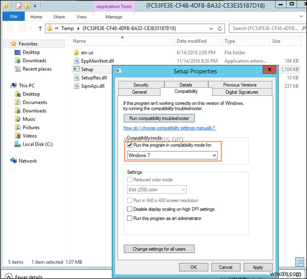 วิธีถอนการติดตั้ง Microsoft Security Essentials จากเซิร์ฟเวอร์ 2012/2012R2 (แก้ไขข้อผิดพลาด 0x8004FF04)