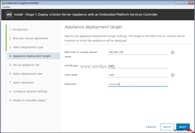 วิธีการติดตั้ง VCenter Server Appliance ใน VMware vSphere Hypervisor ESXi 6.7