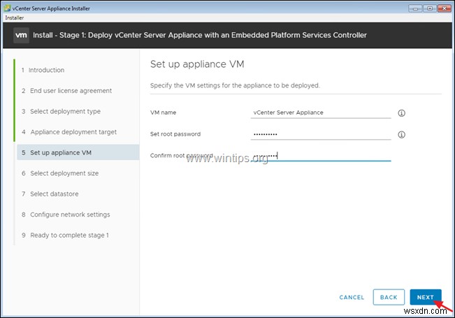 วิธีการติดตั้ง VCenter Server Appliance ใน VMware vSphere Hypervisor ESXi 6.7