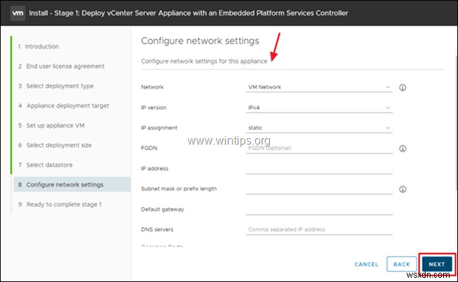 วิธีการติดตั้ง VCenter Server Appliance ใน VMware vSphere Hypervisor ESXi 6.7