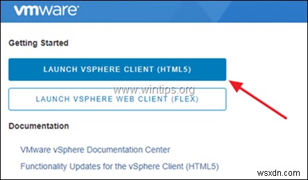 วิธีการติดตั้ง VCenter Server Appliance ใน VMware vSphere Hypervisor ESXi 6.7