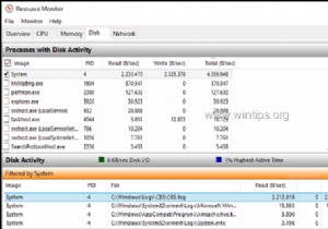 แก้ไข:CBS.LOG ทำให้มีการใช้งานดิสก์สูงใน Windows 10 (แก้ไขแล้ว)