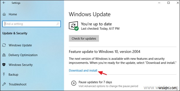 แก้ไข:ติดตั้งการอัปเดต Windows 10 2004 ไม่สำเร็จ (แก้ไขแล้ว)