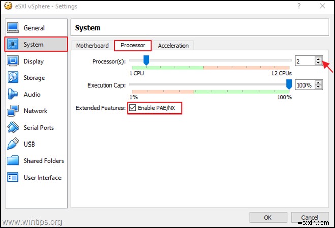 วิธีการติดตั้ง VMware ESXi บน VirtualBox