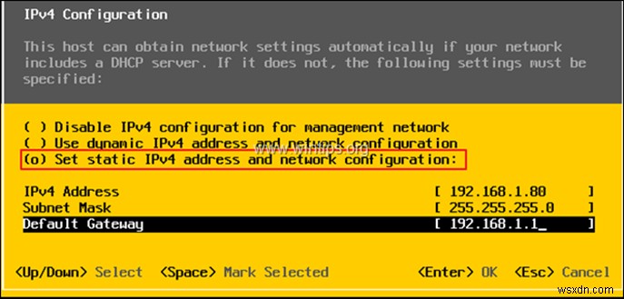 วิธีการติดตั้ง VMware ESXi บน VirtualBox