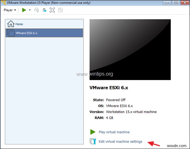 วิธีการติดตั้ง vSphere ESXi 6.7 บน VMware Workstation 15.