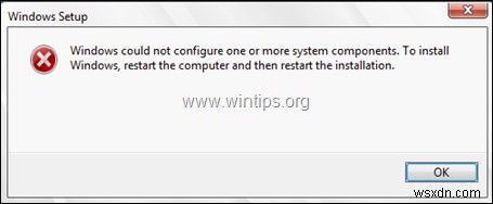 แก้ไข:Windows ไม่สามารถกำหนดค่าองค์ประกอบระบบอย่างน้อยหนึ่งองค์ประกอบในการอัปเดต Windows 10 (แก้ไขแล้ว)