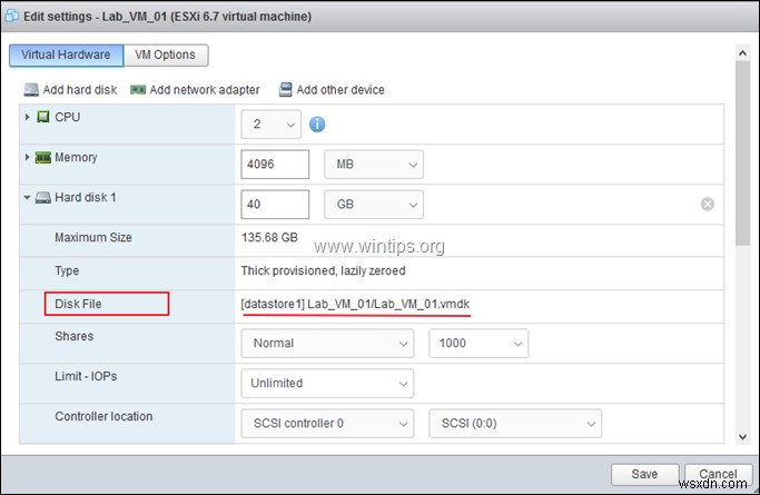 วิธีโคลนเครื่องเสมือนบน vSphere Hypervisor ESXi 6.7 