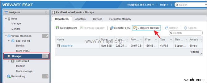 วิธีโคลนเครื่องเสมือนบน vSphere Hypervisor ESXi 6.7 