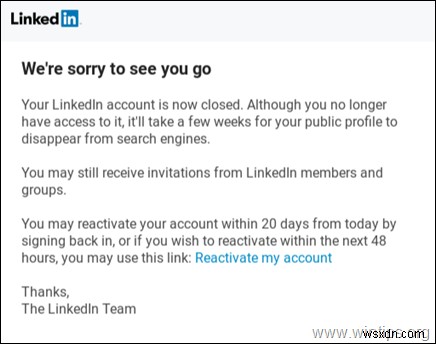 วิธีการลบบัญชี LinkedIn อย่างถาวร