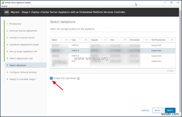 วิธีการย้ายเซิร์ฟเวอร์ VMware vCenter บน Windows ไปยัง VCSA 6.7