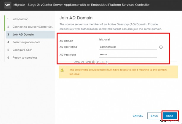 วิธีการย้ายเซิร์ฟเวอร์ VMware vCenter บน Windows ไปยัง VCSA 6.7