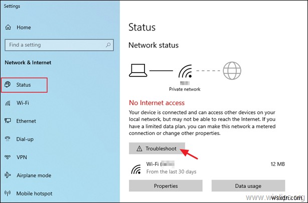 แก้ไข:เชื่อมต่อ Wi-Fi แต่ไม่มีอินเทอร์เน็ตใน Windows 10 (แก้ไขแล้ว)