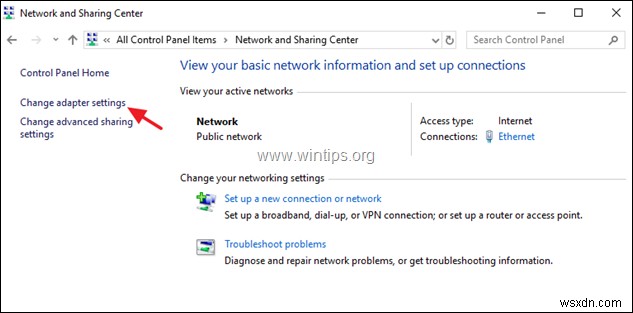 แก้ไข:เชื่อมต่อ Wi-Fi แต่ไม่มีอินเทอร์เน็ตใน Windows 10 (แก้ไขแล้ว)