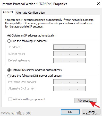 แก้ไข:เชื่อมต่อ Wi-Fi แต่ไม่มีอินเทอร์เน็ตใน Windows 10 (แก้ไขแล้ว)