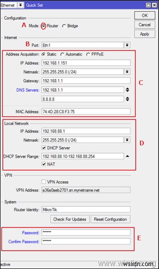 วิธีตั้งค่า MikroTik เป็นครั้งแรก