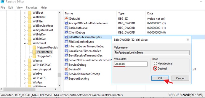 การแก้ไข:บริการ WebClient หายไปในเซิร์ฟเวอร์ 2016/2012 (แก้ไขข้อผิดพลาด 0x80070043:Windows ไม่สามารถเข้าถึงไซต์ SharePoint) 