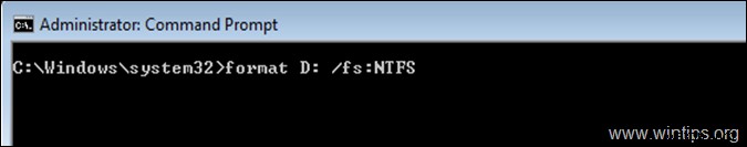 วิธีการฟอร์แมตฮาร์ดไดรฟ์จาก Command Prompt หรือ DISKPART 