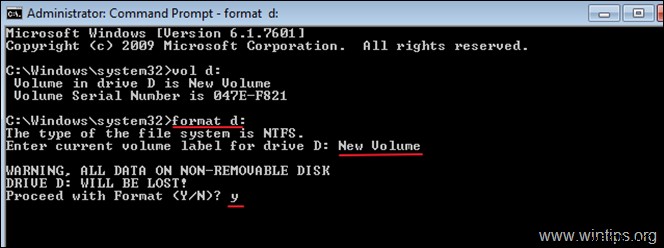 วิธีการฟอร์แมตฮาร์ดไดรฟ์จาก Command Prompt หรือ DISKPART 