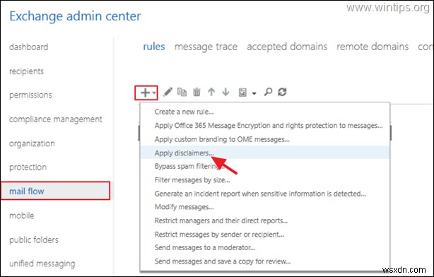 วิธีตั้งค่าลายเซ็นอีเมลทั่วทั้งบริษัทใน Office 365 Exchange Online 