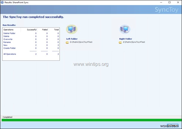 วิธีการซิงค์การแชร์ในเครื่องกับ SharePoint Online