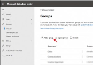 วิธีสร้างรายชื่อการแจกจ่ายใน Office 365