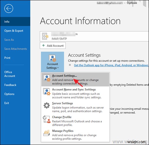 แก้ไข:โฟลเดอร์ IMAP ไม่แสดงในบานหน้าต่าง Outlook (แก้ไขแล้ว)