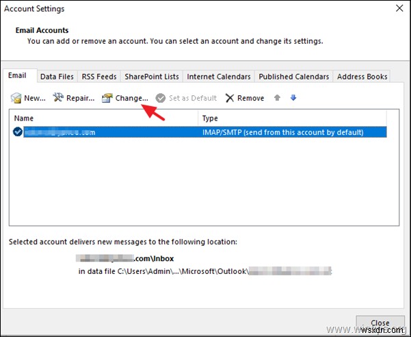 แก้ไข:โฟลเดอร์ IMAP ไม่แสดงในบานหน้าต่าง Outlook (แก้ไขแล้ว)