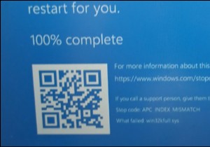 แก้ไข:APC INDEX MISMATCH ใน win32kfull.sys บน Windows 10 (แก้ไขแล้ว)
