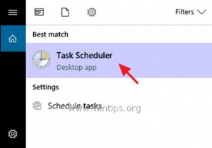วิธีการเริ่มโปรแกรมเมื่อเริ่มต้นโดยใช้ Task Scheduler 