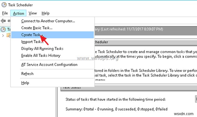 วิธีการเริ่มโปรแกรมเมื่อเริ่มต้นโดยใช้ Task Scheduler 