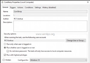 การแก้ไข:งานที่กำหนดเวลาไว้ไม่เริ่มทำงานเมื่อเข้าสู่ระบบของผู้ใช้ใด ๆ หรือทำงานในพื้นหลังใน Windows 10 (แก้ไขแล้ว) 