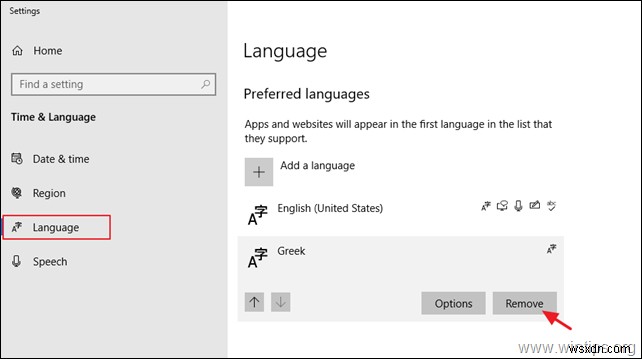 แก้ไข:Windows 10 แสดงภาษาไม่เปลี่ยนแปลง (แก้ไขแล้ว)