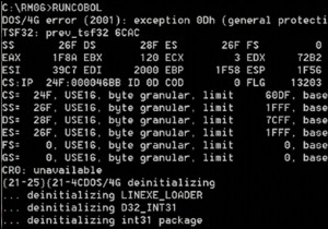 แก้ไข:ข้อผิดพลาด DOS/4G 2001 ข้อยกเว้น 0Dh บน Windows 10 (แก้ไขแล้ว)
