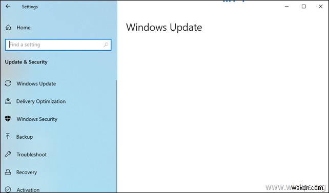 แก้ไข:ปัญหาหน้าจอว่างของ Windows Update ใน Windows 10 (แก้ไขแล้ว)