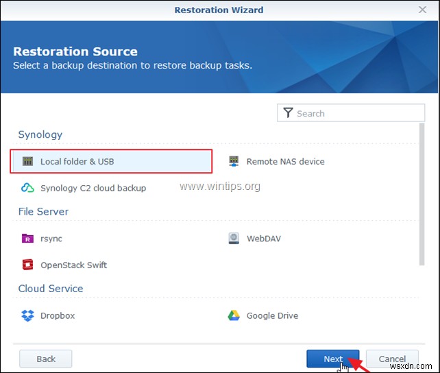 วิธีการโยกย้าย Synology NAS ไปยังเครื่องอื่นโดยใช้อุปกรณ์จัดเก็บข้อมูล