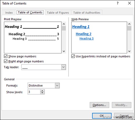 วิธีการเพิ่มสารบัญใน Word