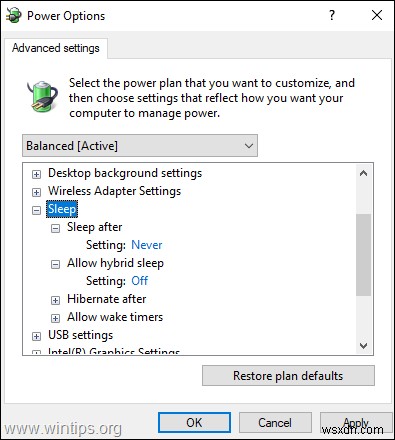 แก้ไข:Windows 10 เข้าสู่โหมดสลีปหลังจาก 2-3 นาทีหรือสุ่ม (แก้ไขแล้ว)